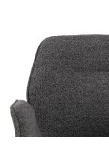 Krzesło obrotowe z podłokietnikami Aura Monza antracytowe - ACTONA